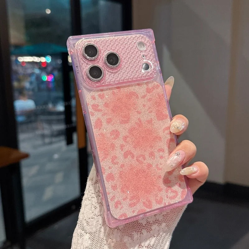 Glam Wild Leopard Sparkle Case
