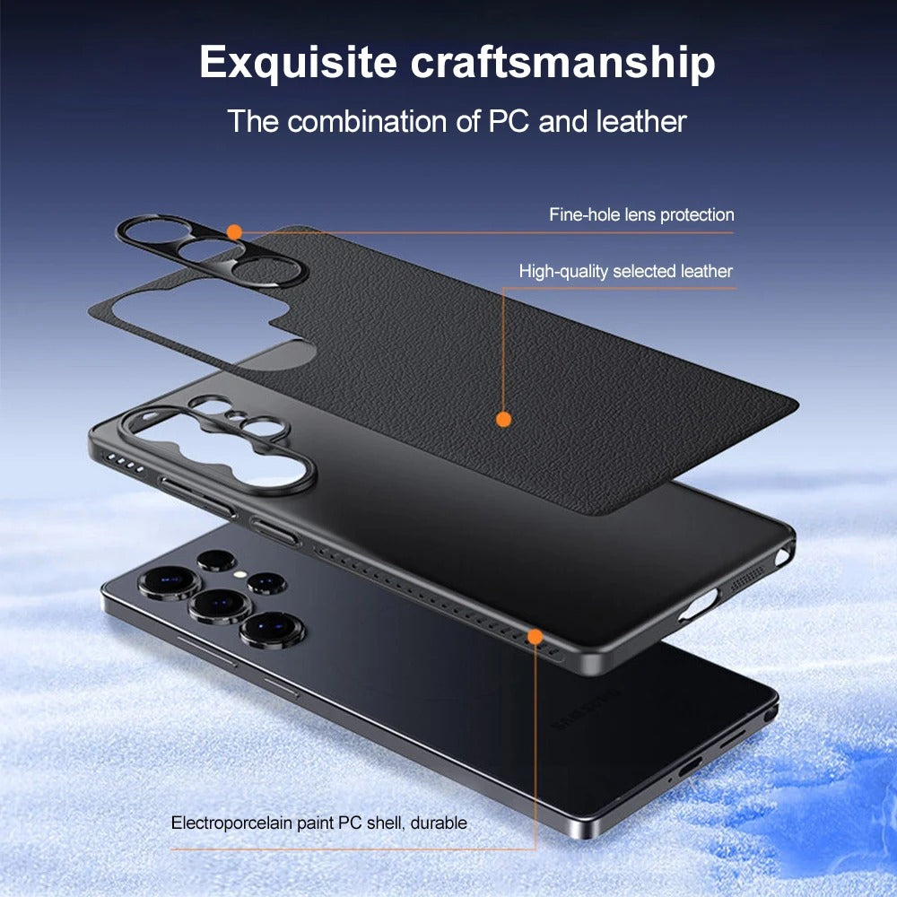 Thermal Guard Magnetic Leather Case