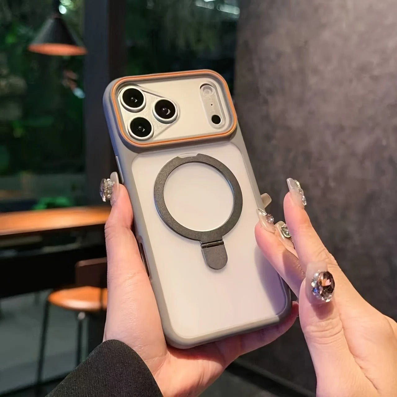 Ocean Flame MagSafe Stand Case