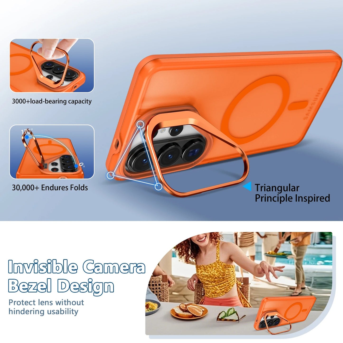 Opal Built In Camera Stand Magsafe Case