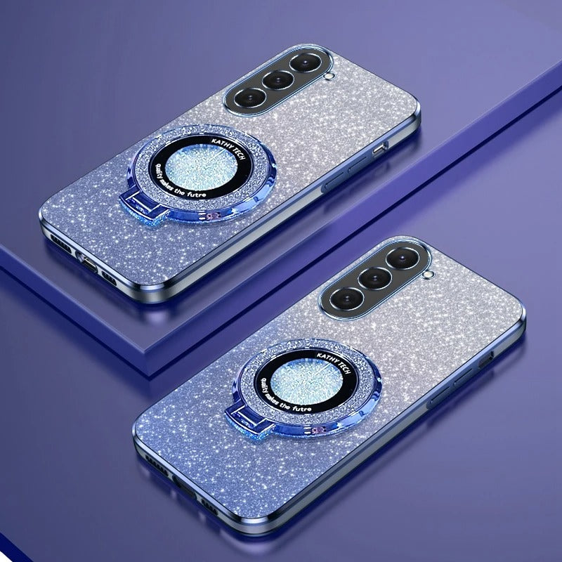 Twinkle Charge Magnetic Glitter Stand Case - Samsung