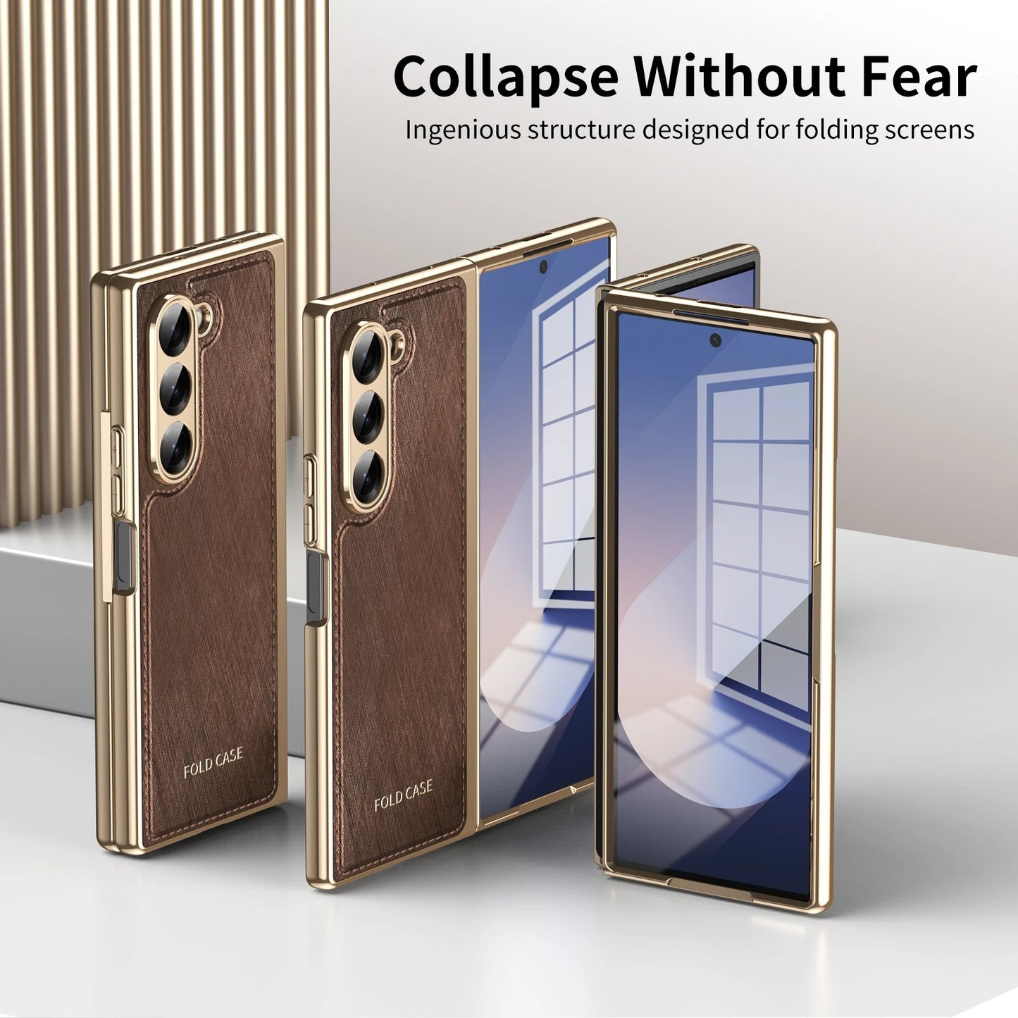 Fashion Gold Wire Folding Case