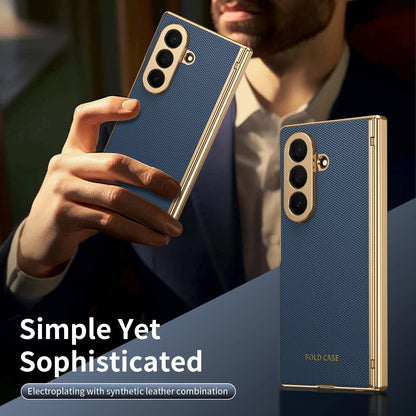 Galaxy Z Fold Series Luxury Anti Fingerprint Electroplated Armor Case