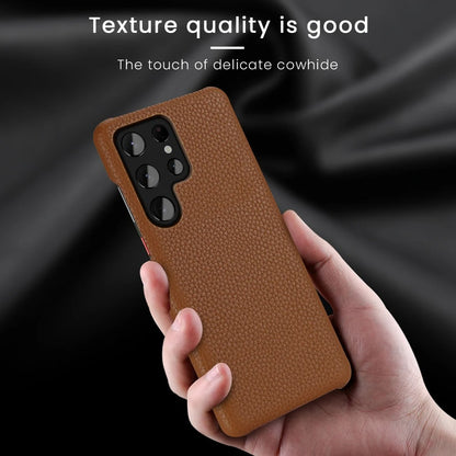 Authentic Glow Genuine Leather Case - Samsung