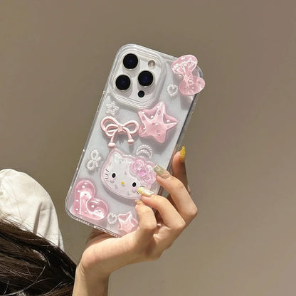 Dreamy Bow & Star Kitty Case