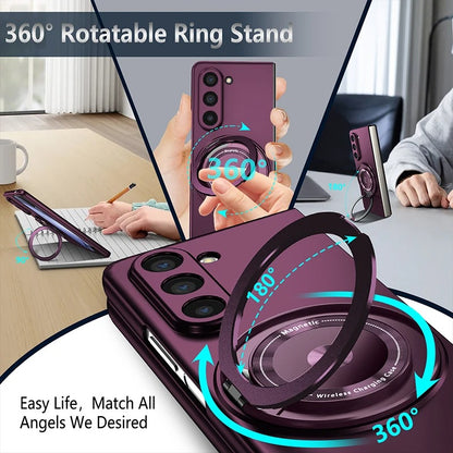 Magnetic 360° Rotating Stand Case - Samsung