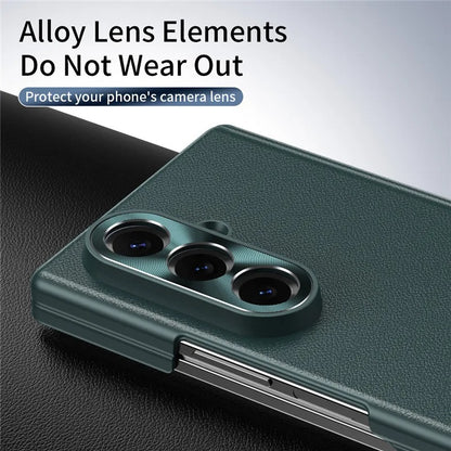Atlas Grip Leather Built In Kickstand Case