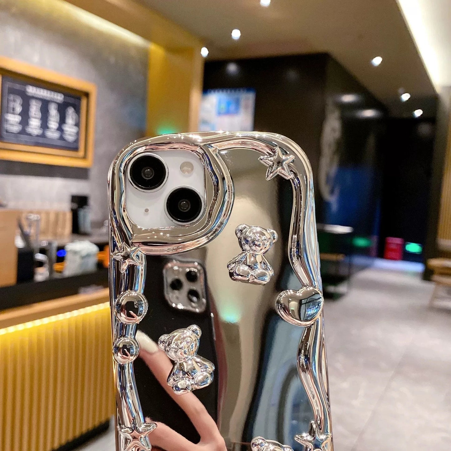 Glam Wave Mirror Makeup Case - iPhone