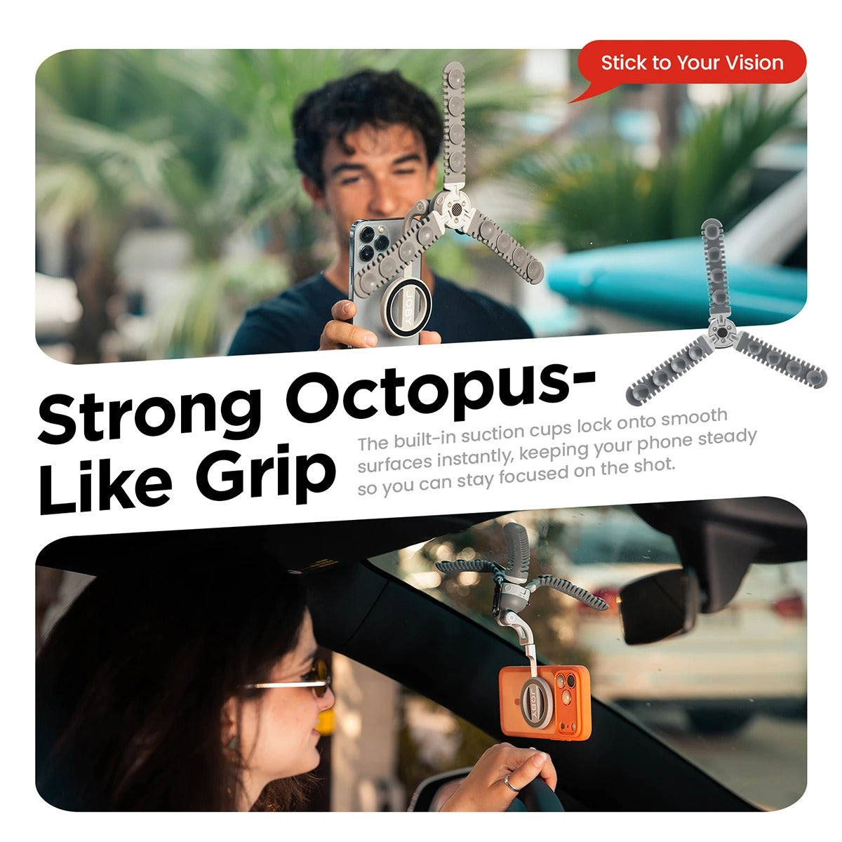 Flexible Mini Octopus Vlog Tripod Stand