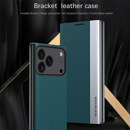 Google Pixel 10 Series PU Leather Side Window Flip Case