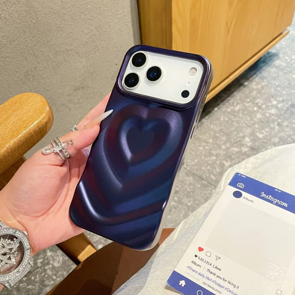 Luxury Heart Rich Espresso Case