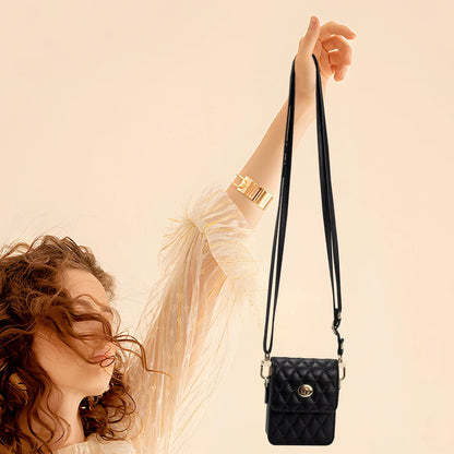 Signature Leather Mini Crossbody Bag