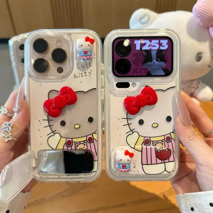 Adorable Kitty Mirror Bracket Case