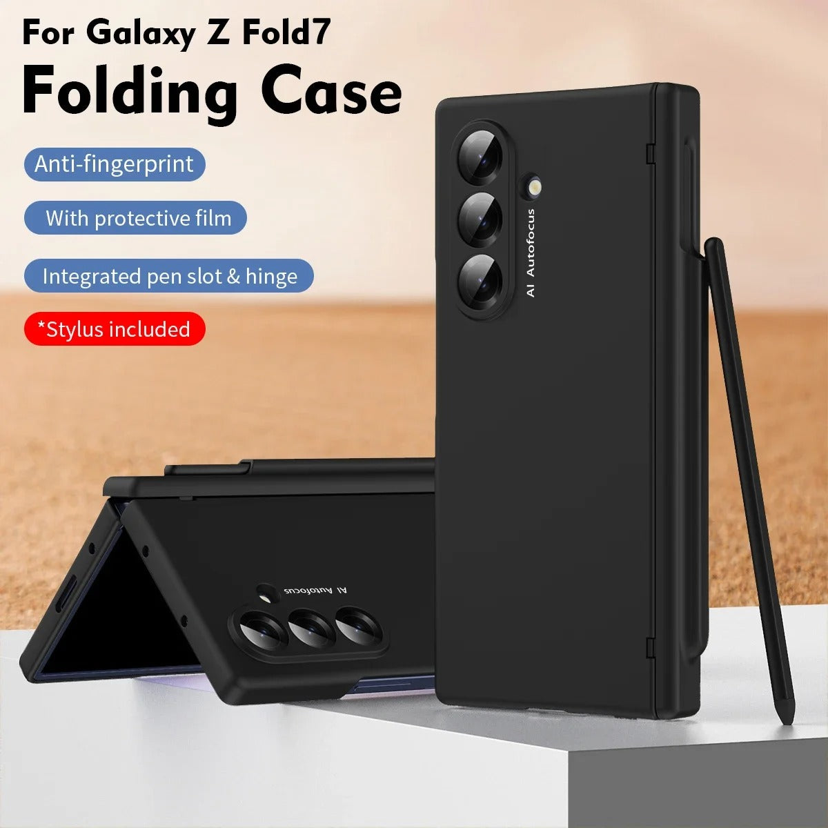 Stylus Ready Matte Fold Case