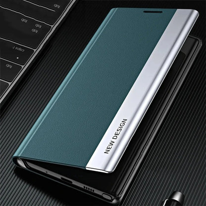 Google Pixel 10 Series PU Leather Side Window Flip Case