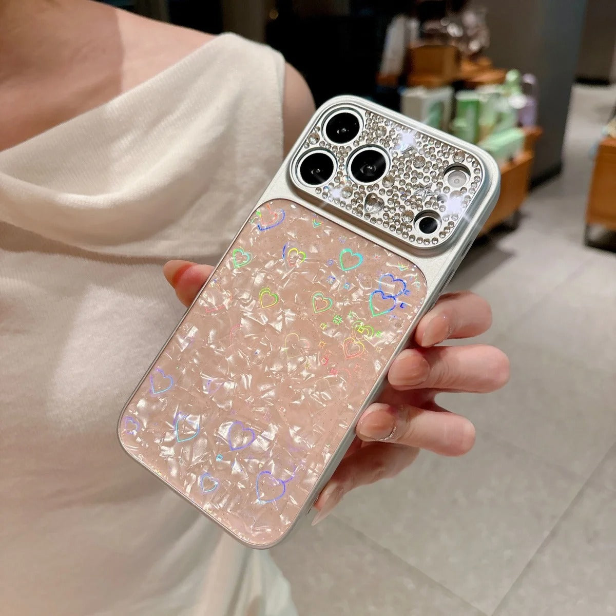Aurora Heart Gradient Case