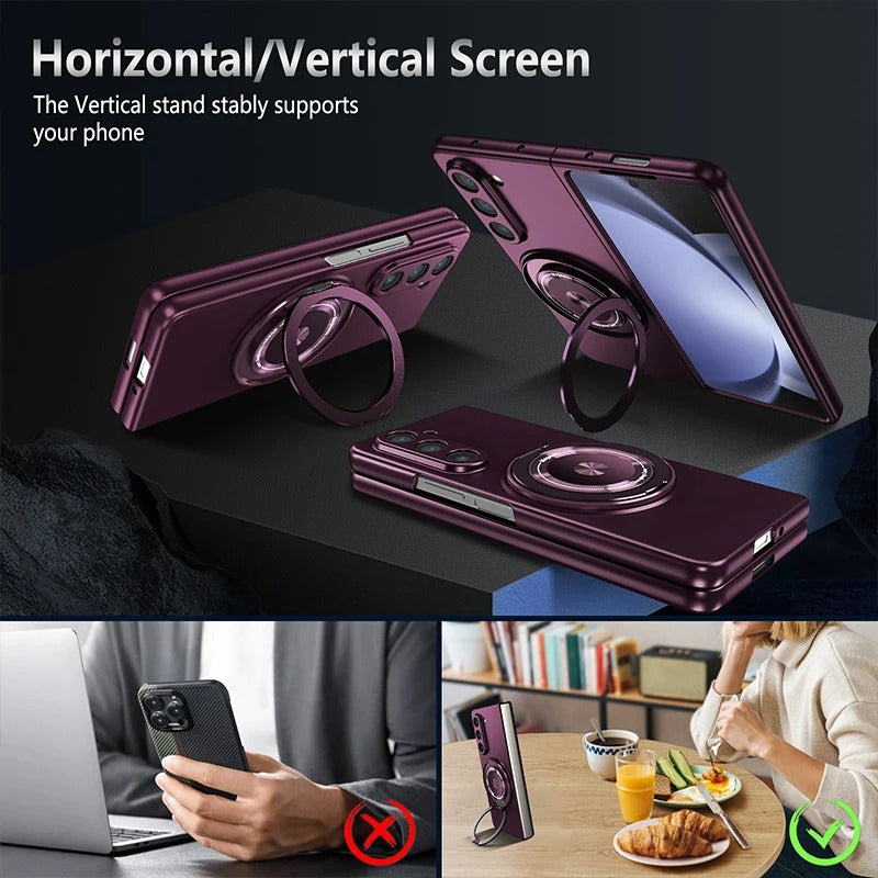 Magnetic 360° Rotating Stand Case - Samsung