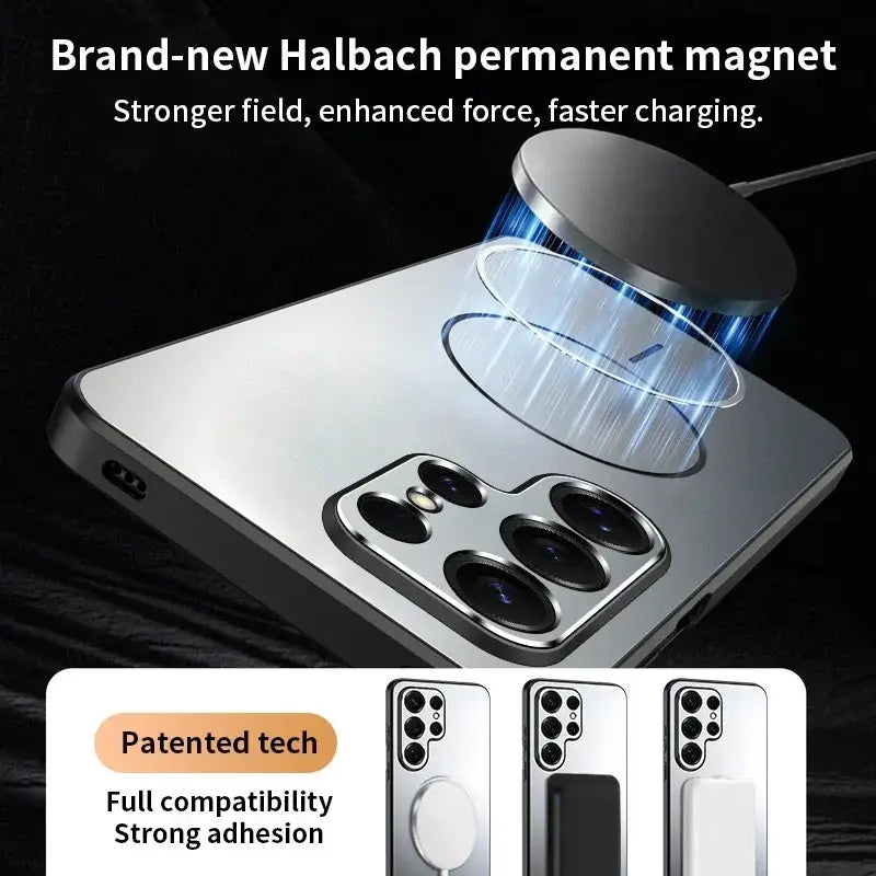 Silky Grip Graphite Matte MagSafe Case