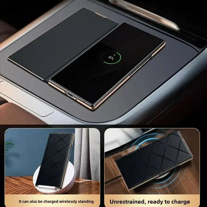 Galaxy Z Fold Series Executive Starburst Leather Case