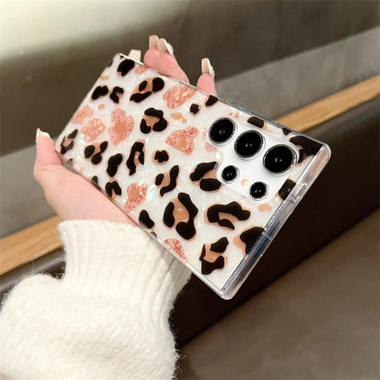 Luxury Dream Shell Leopard Design Case - Samsung