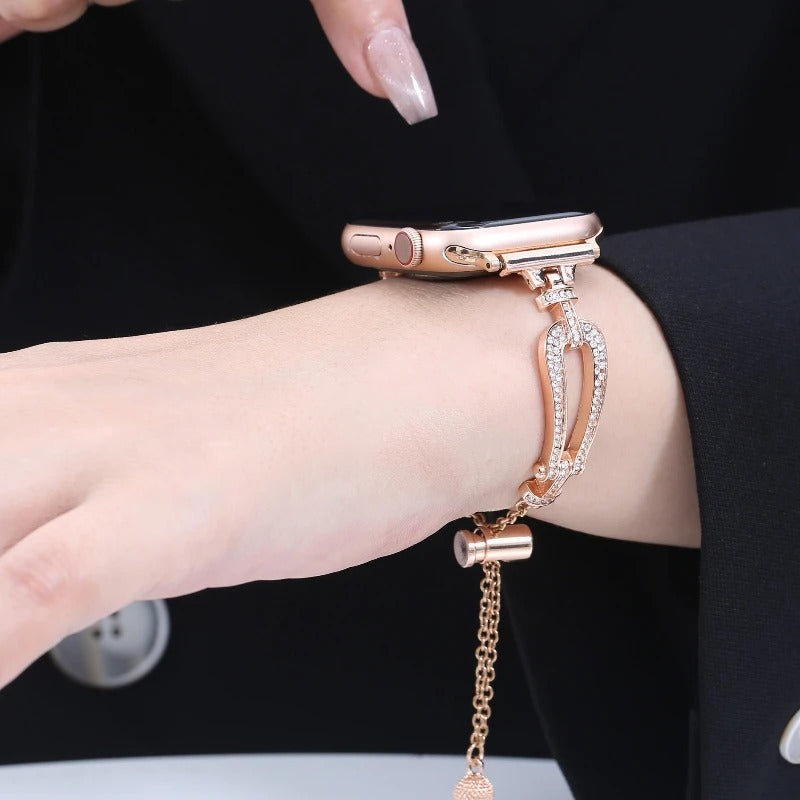 Elegant Drop Lock Watch Strap