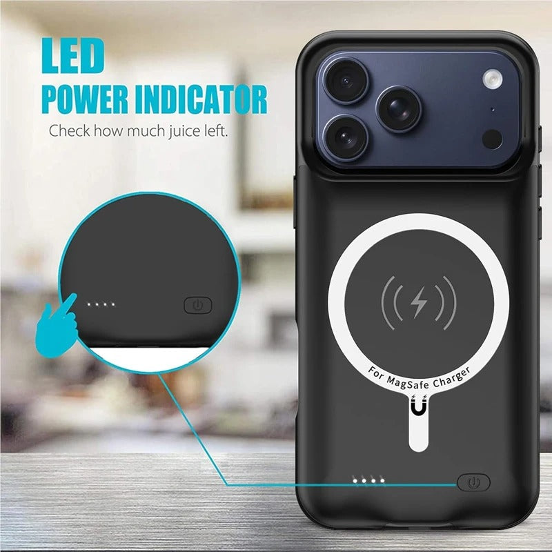 Heavy Duty Built In 10000mAh Power Bank Case