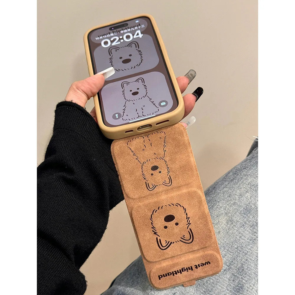 Pup Fold Magnetic Bracket Case - iPhone