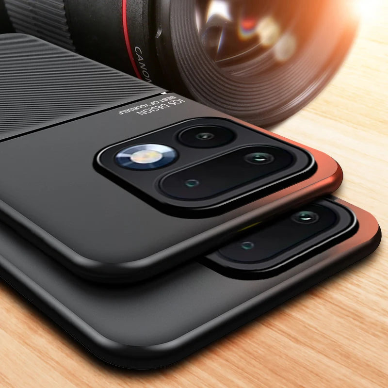 Military Carbon Textured Shield Case - Realme