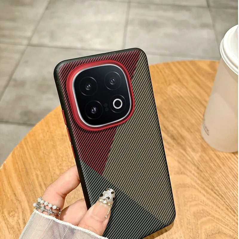 Geometric Carbon Armor Case