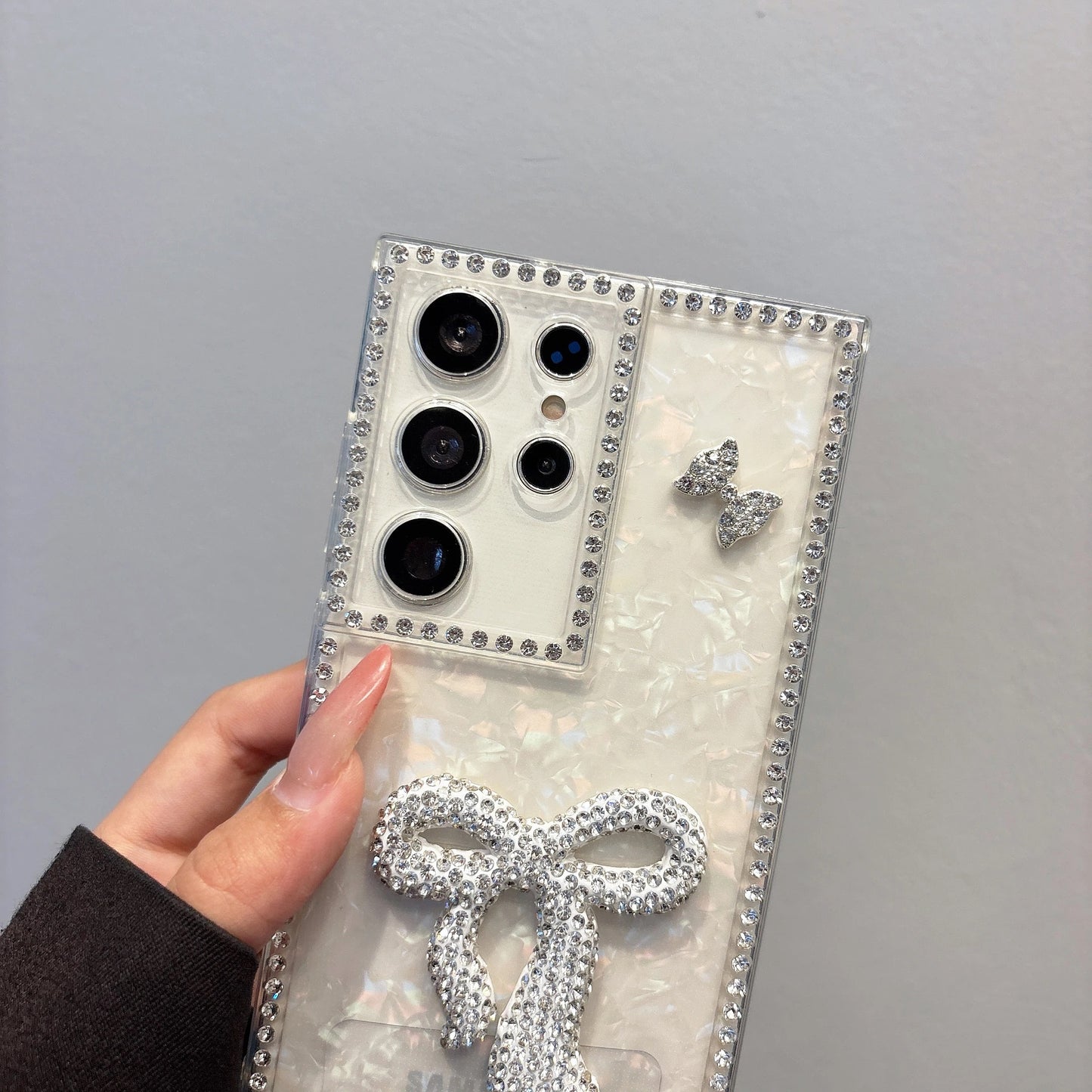 Rhinestone Bow Princess Aesthetic Case