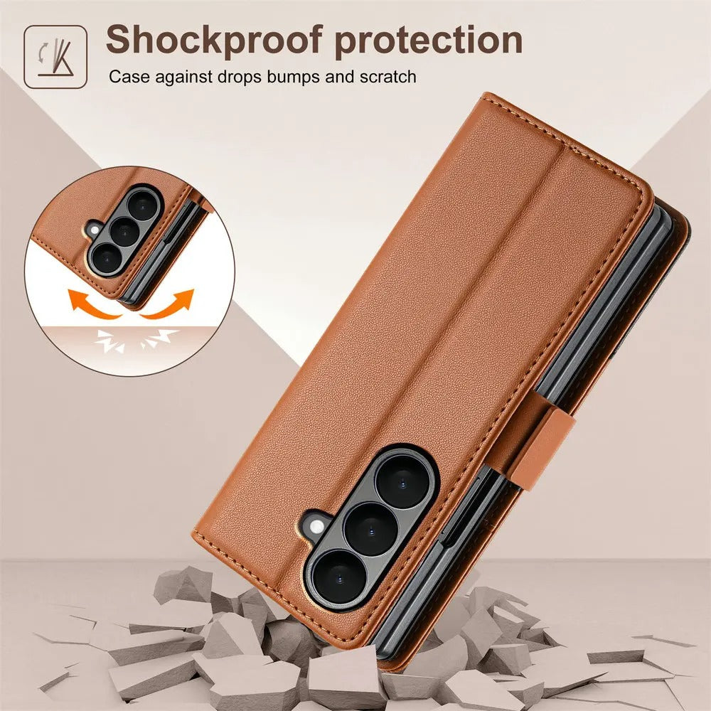 Elegant Leather Wallet Case