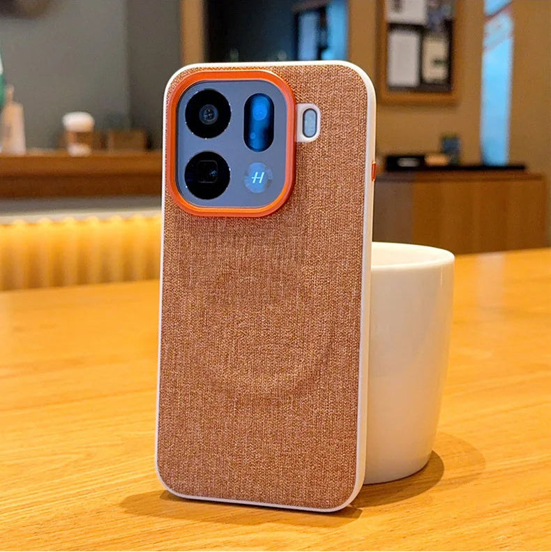 Canvas Fabric Finish MagSafe Case - Oppo