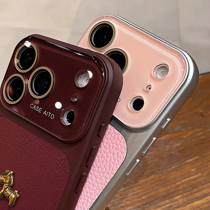 Cute Pony Large Window Leather Case