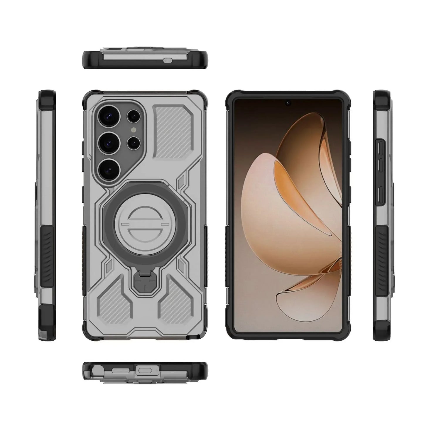 360° Rotatable Magnetic Invisible Stand Case - Samsung