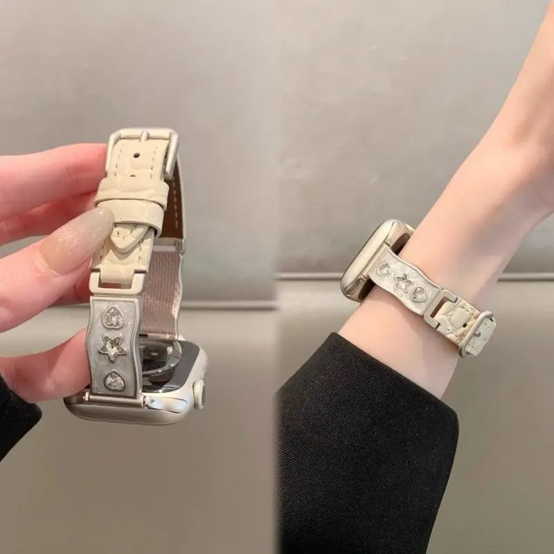 Crowned Night Luxury Watch Strap