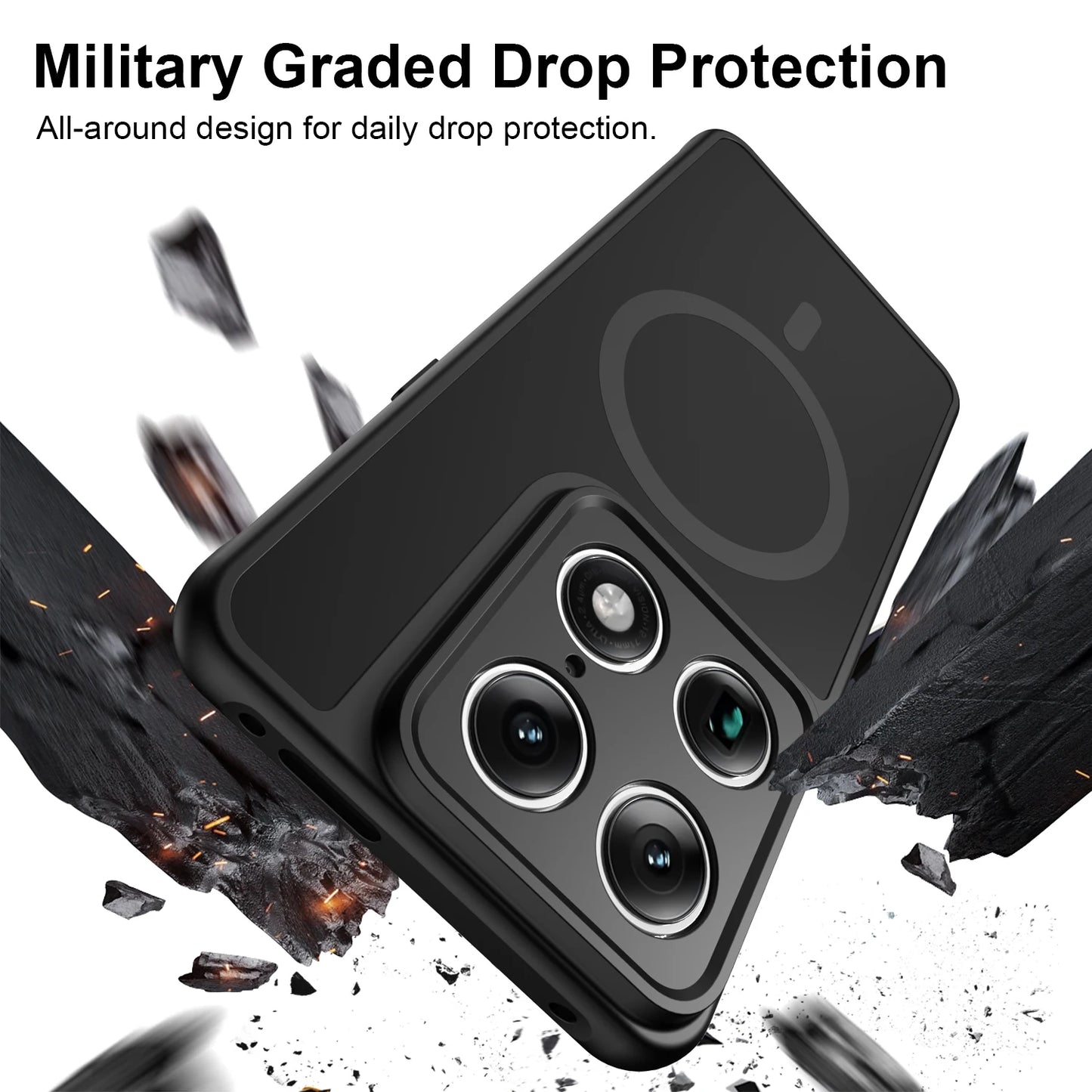 Hybrid Full Body Magnetic Guard Case - Motorola