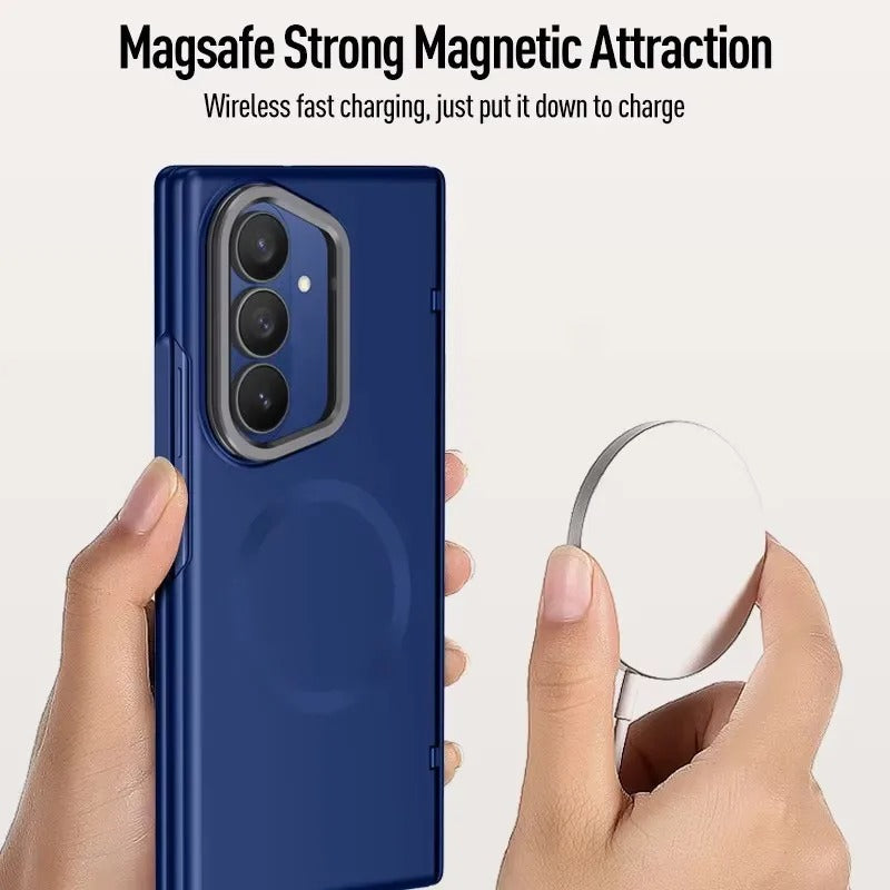 Galaxy Z Fold Series Ultimate Metal Camera Stand Magsafe Case
