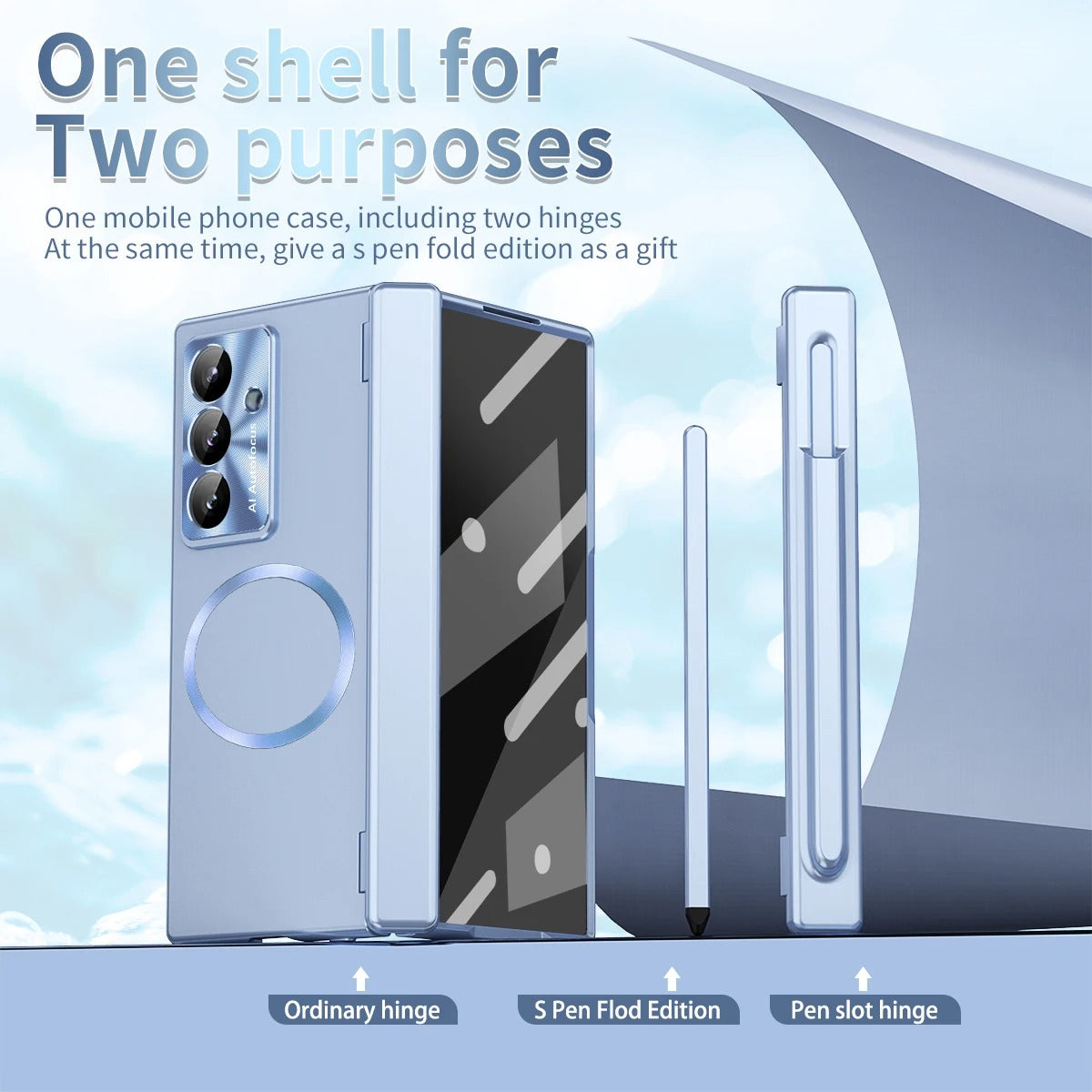 Galaxy Z Fold Series Summit Dominion Guardian Camera Stand Case