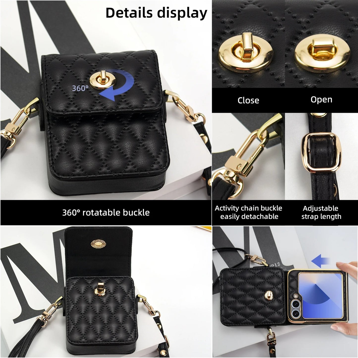 Signature Leather Mini Crossbody Bag
