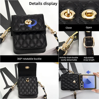 Signature Leather Mini Crossbody Bag