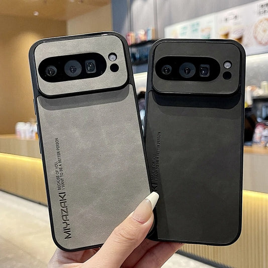 Premium Matte Leather Protective Case - Google