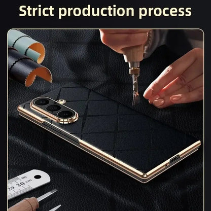 Galaxy Z Fold Series Executive Starburst Leather Case