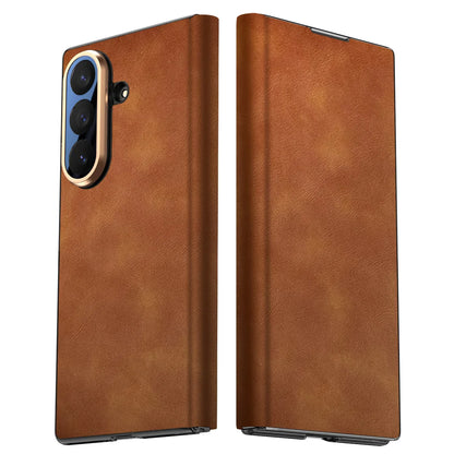 Galaxy Z Fold Series Elegant Business Leather Armor Case