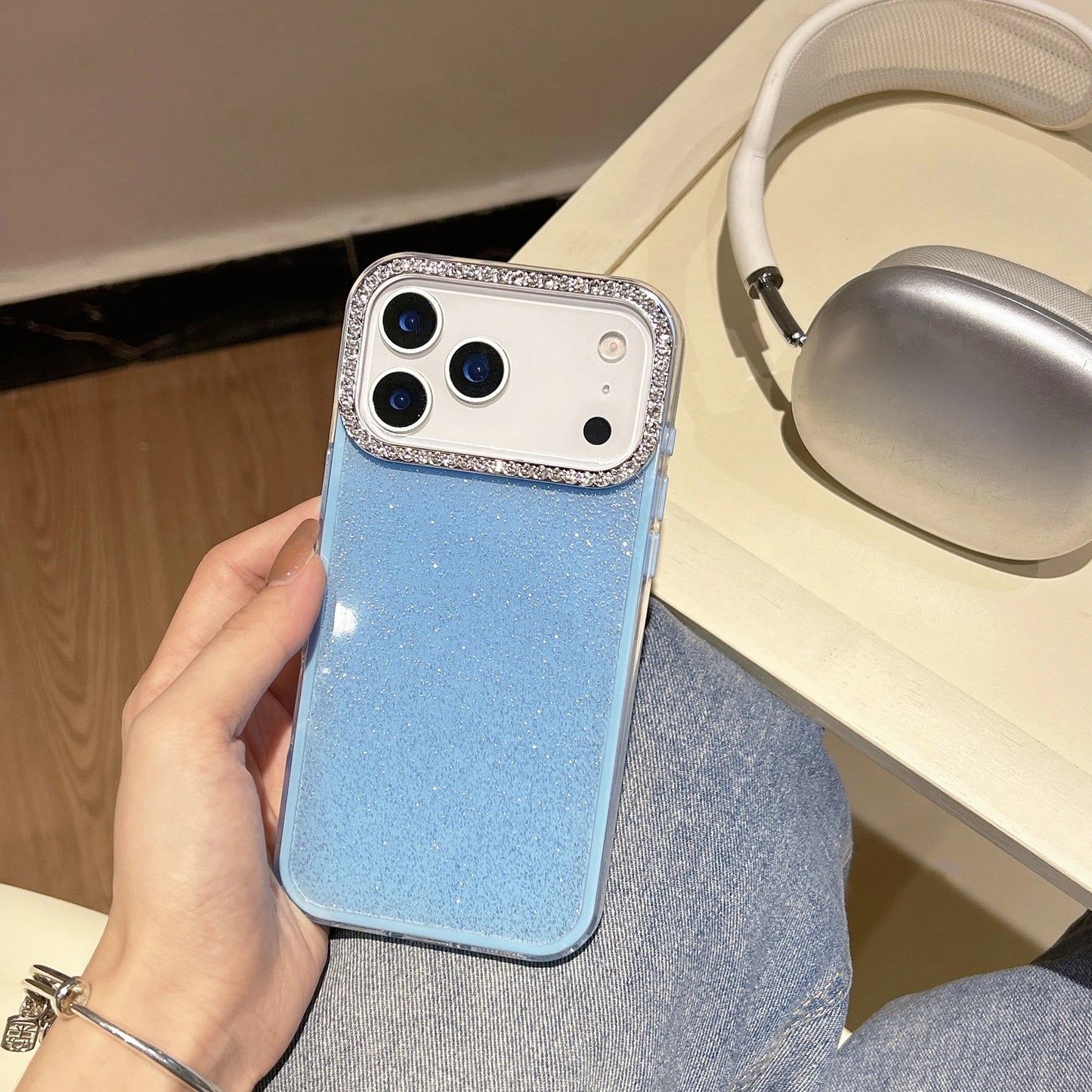 Diamond Frame Sparkle Glam Case