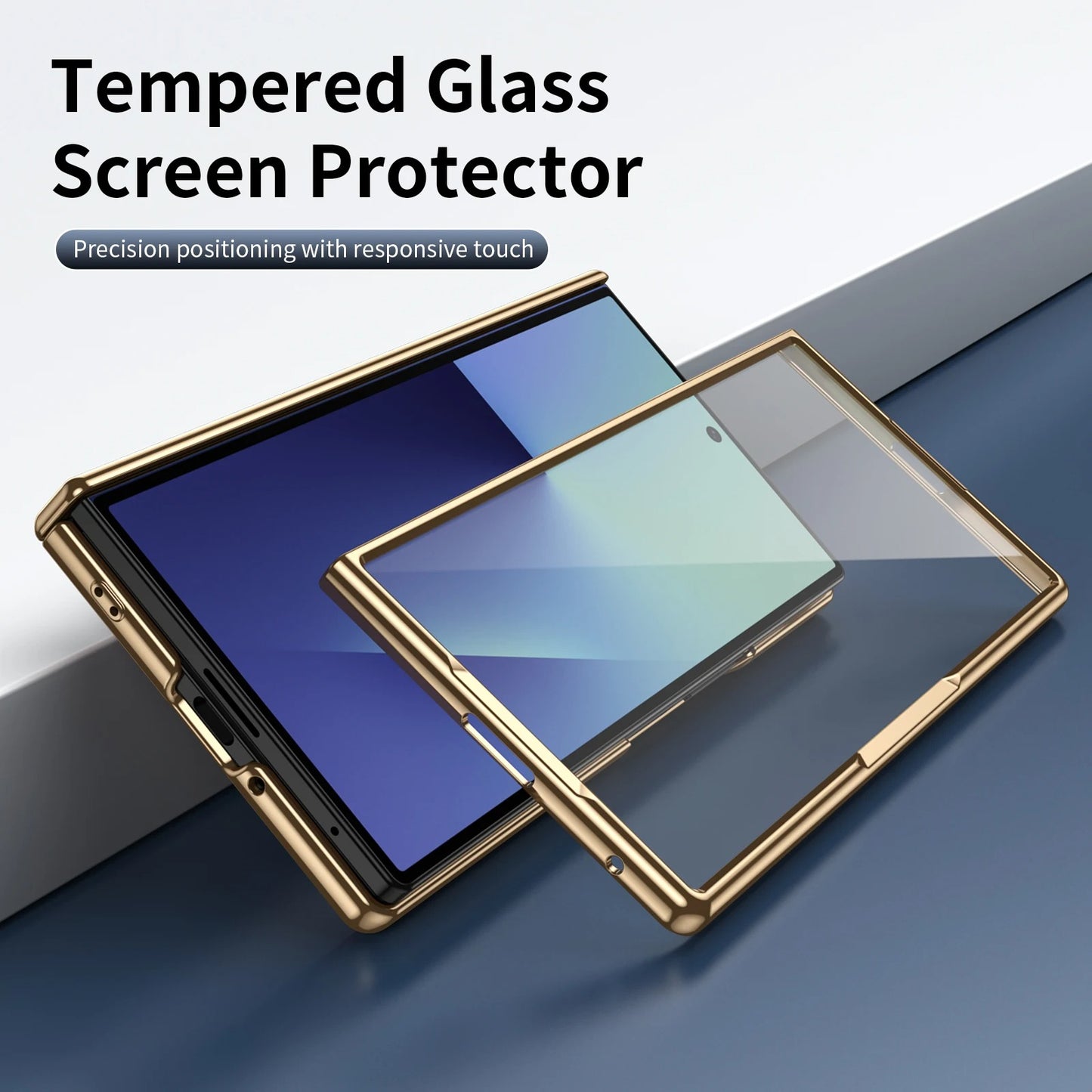 Galaxy Z Fold Series Luxury Anti Fingerprint Electroplated Armor Case