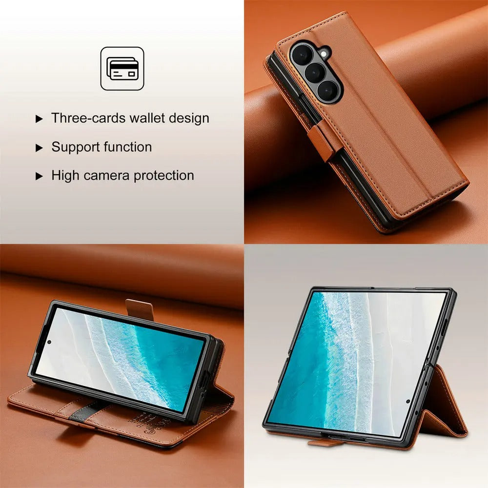 Elegant Leather Wallet Case