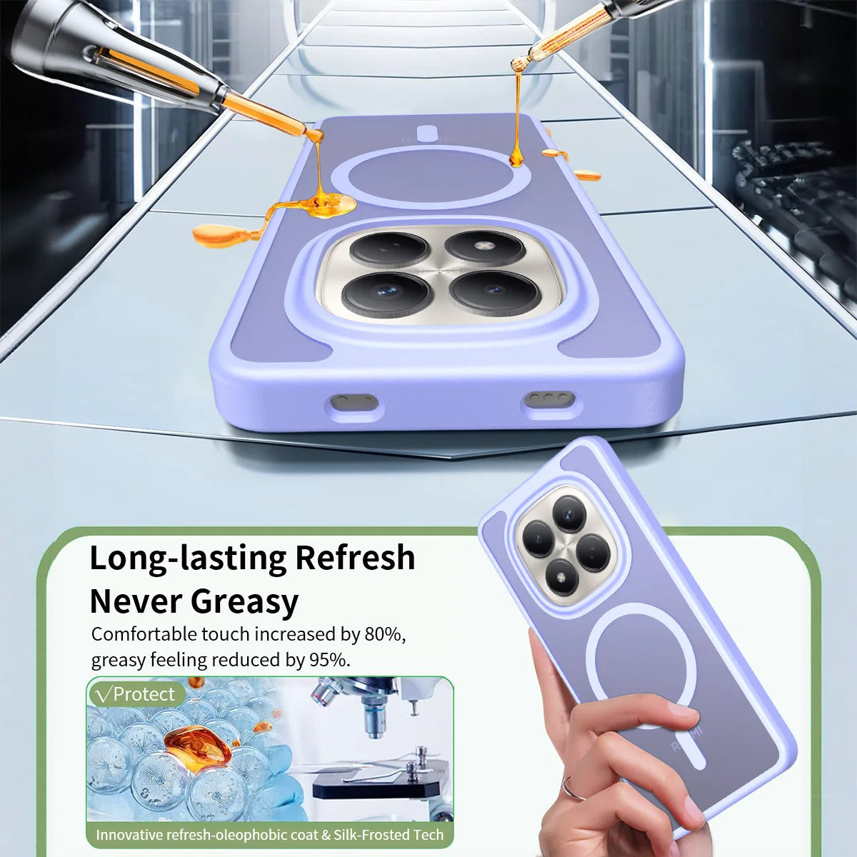 Frosted Clear MagSafe Case