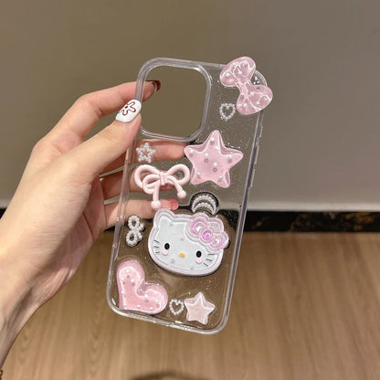 Dreamy Bow & Star Kitty Case