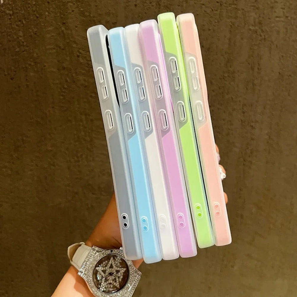 Minimalist Pastel Magnetic Ring Case
