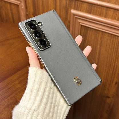 Galaxy Z Series Heritage Executive Leather Hinge Case